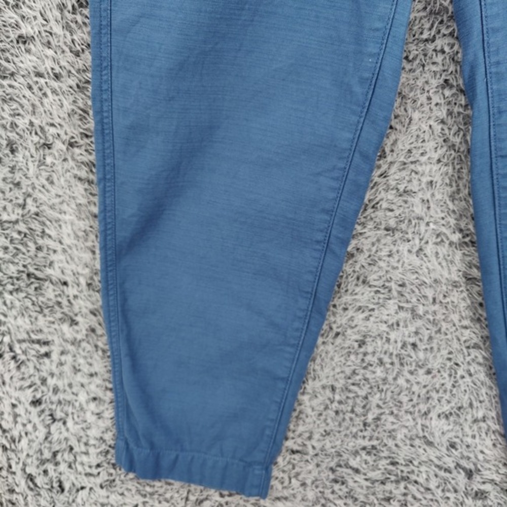 J.Crew Cotton Camp Pants Womens Coastal Slim Chino SZ 4 Blue Resort Travel Beach - Picture 11 of 16